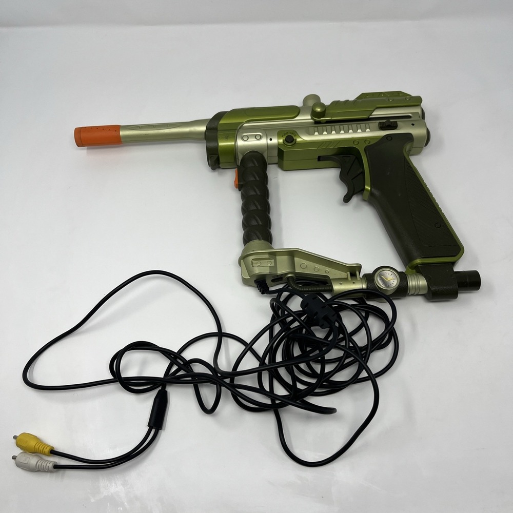 2004 Hasbro Plug and Play Mission Paintball TV Video Game Shooter Gun‎